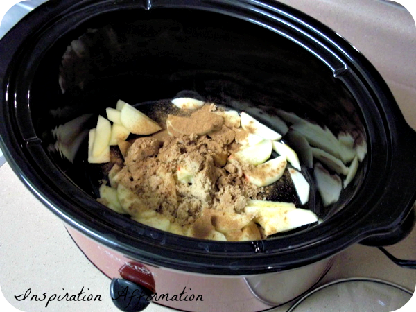 Crock Pot Apple Cinnamon Oatmeal  {Inspiration Affirmation}
